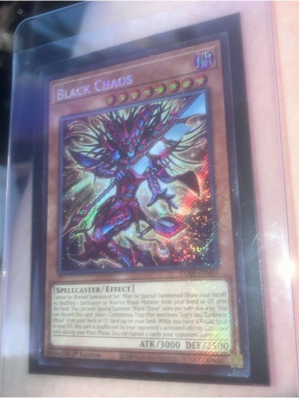 Black Chaos Yu-Gi-Oh! TCG Card!
